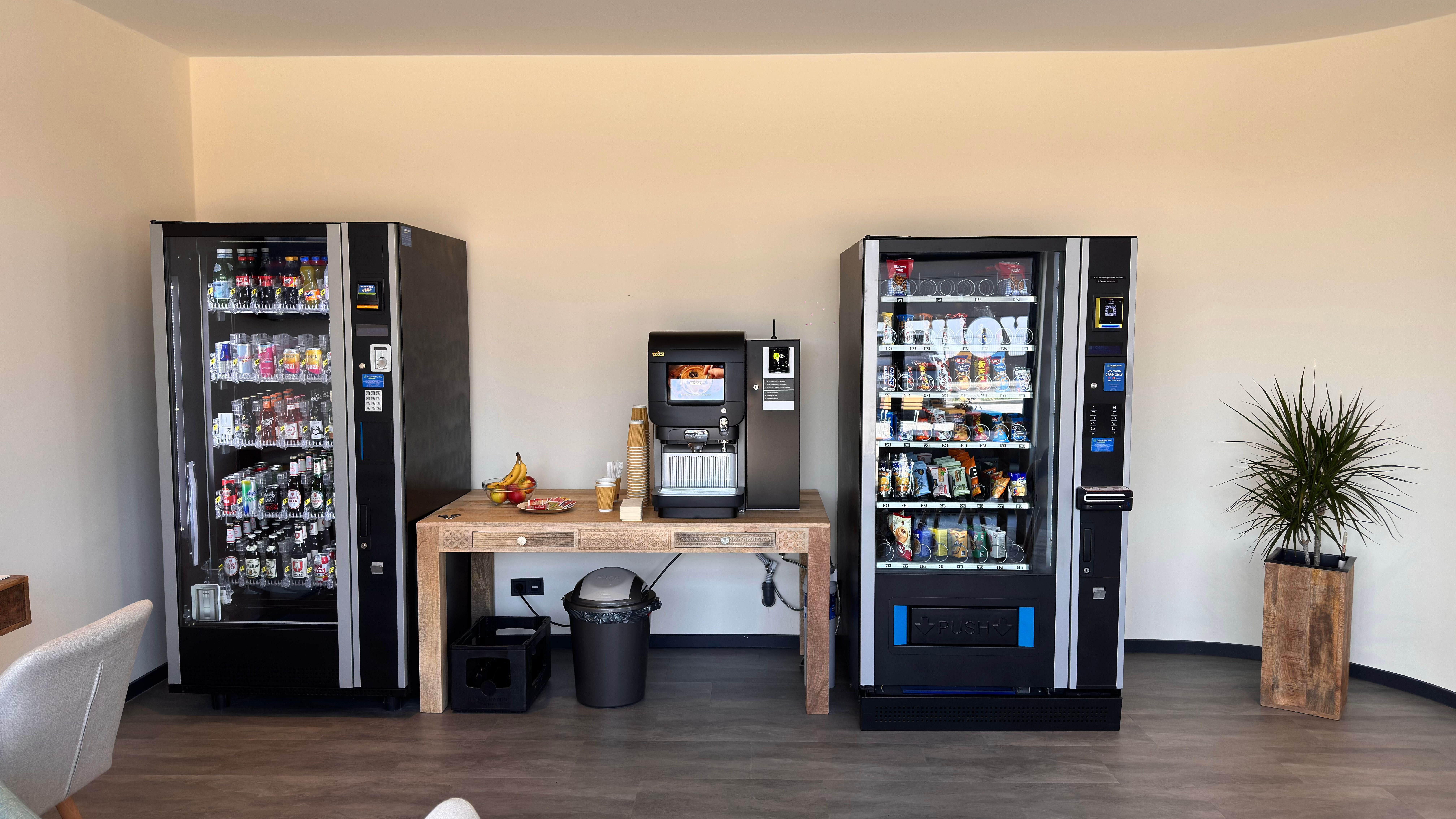 Vending area in the hotel