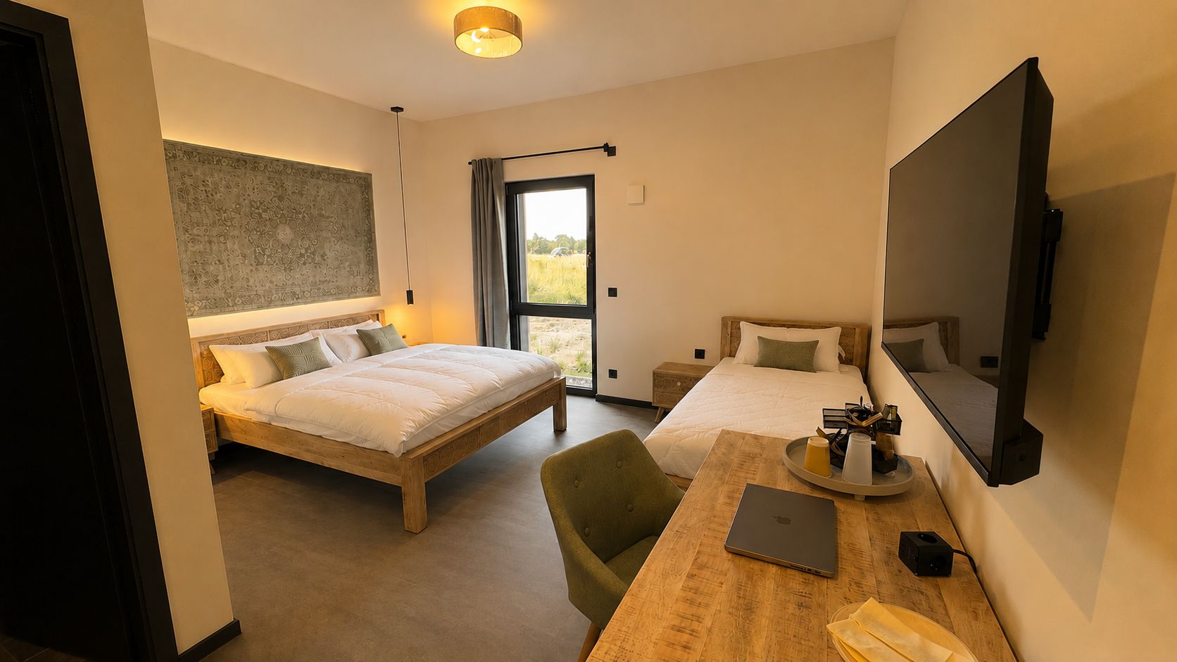 Dreibettzimmer