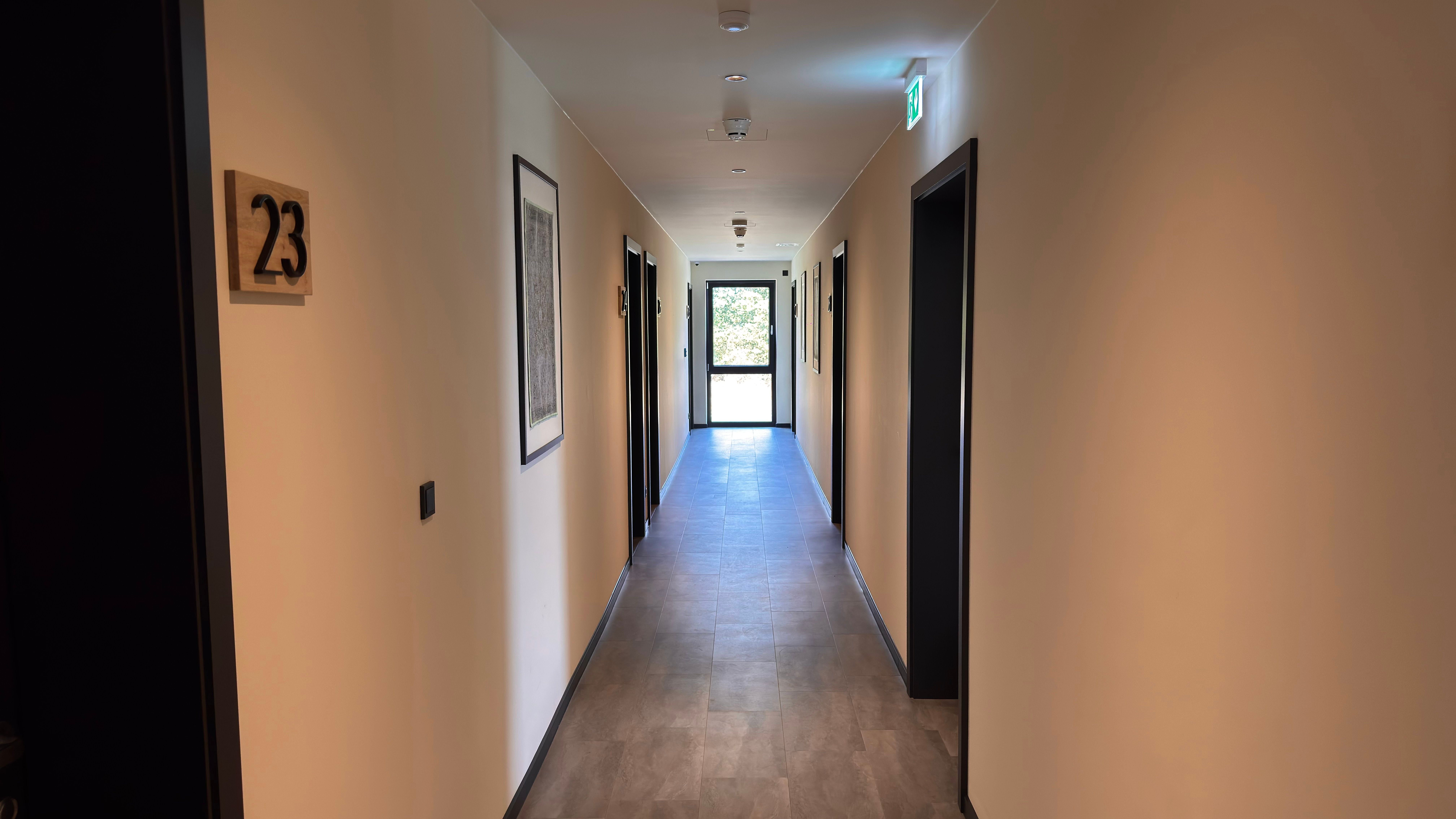 Hotel corridor